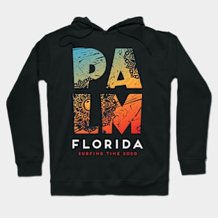 Palm Florlida Surfing  Time 1999 Hoodie